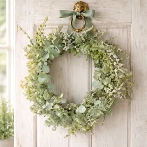 Soft Whisper 24in Wreath 1