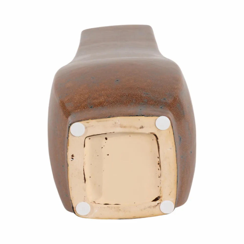 CORBINPORT BROWN VASE 17 (IN)