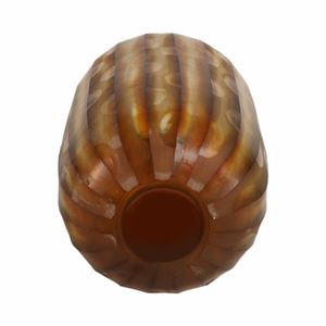 HOUSTONCREST BROWN GLASS VASE 19 (IN) 9