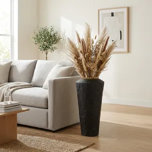 CLOVERSIDE BLACK VASE 27 (IN) 2
