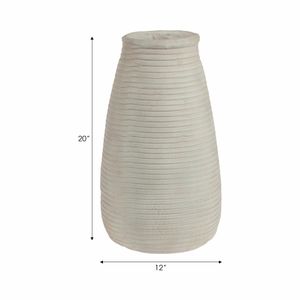 20" PADMA TEAL LARGE ECOMIX VASE 9