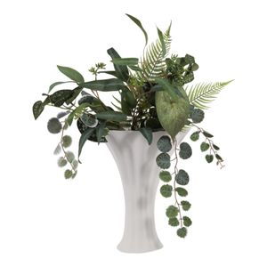 WRENMORE WHITE VASE 14 (IN) 3
