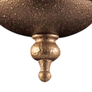 Elizabethan 13'' Wide 3-Light Flush Mount - Dark Bronze 5