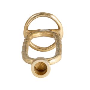 SHELTONRUN GOLD CANDLE HOLDER 8 (IN) 7