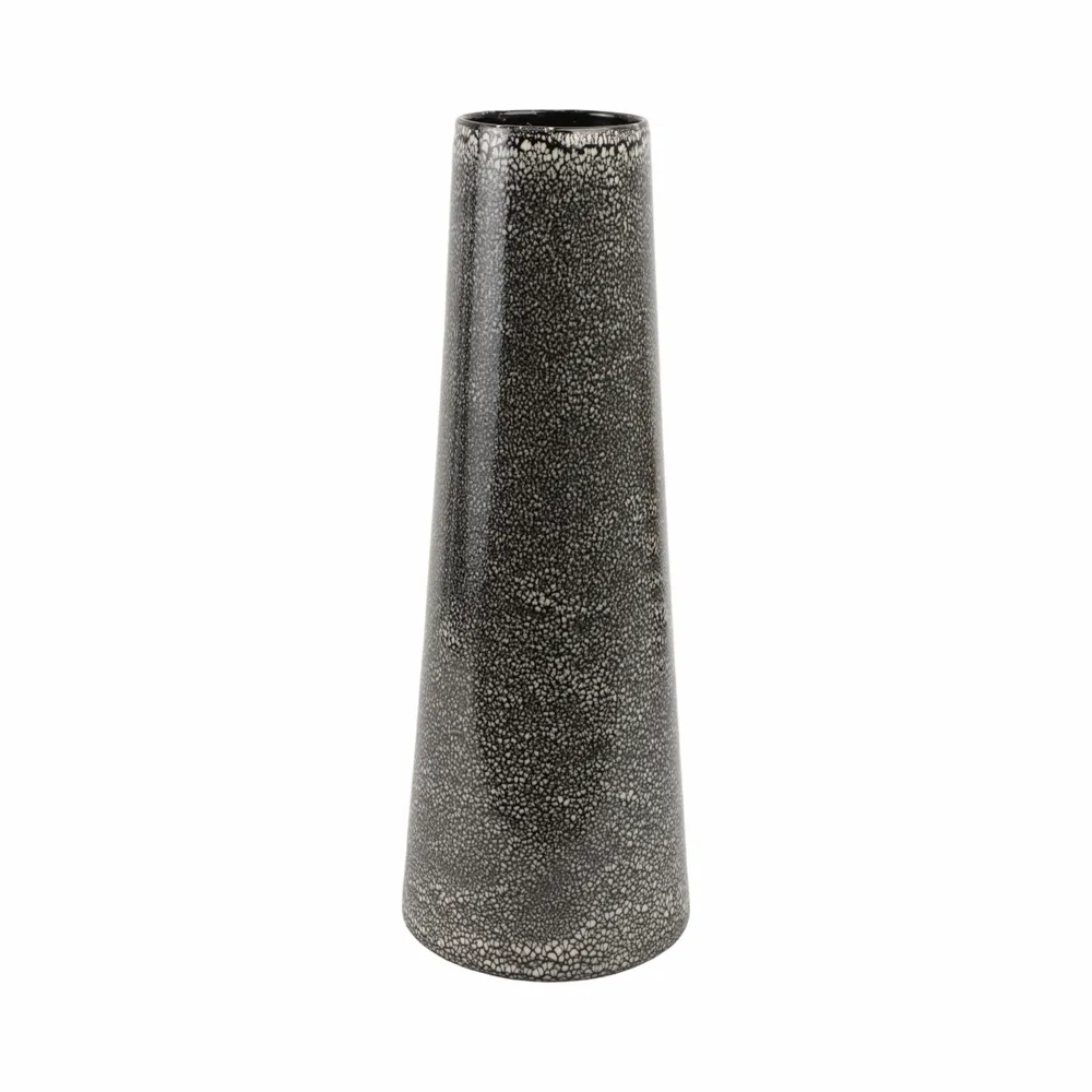 PEARLWOOD BLACK VASE 20 (IN)