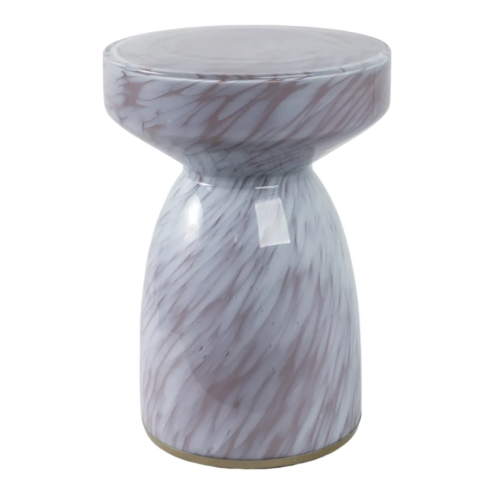 DEXTERMORE WHITE TABLE 18 (IN)
