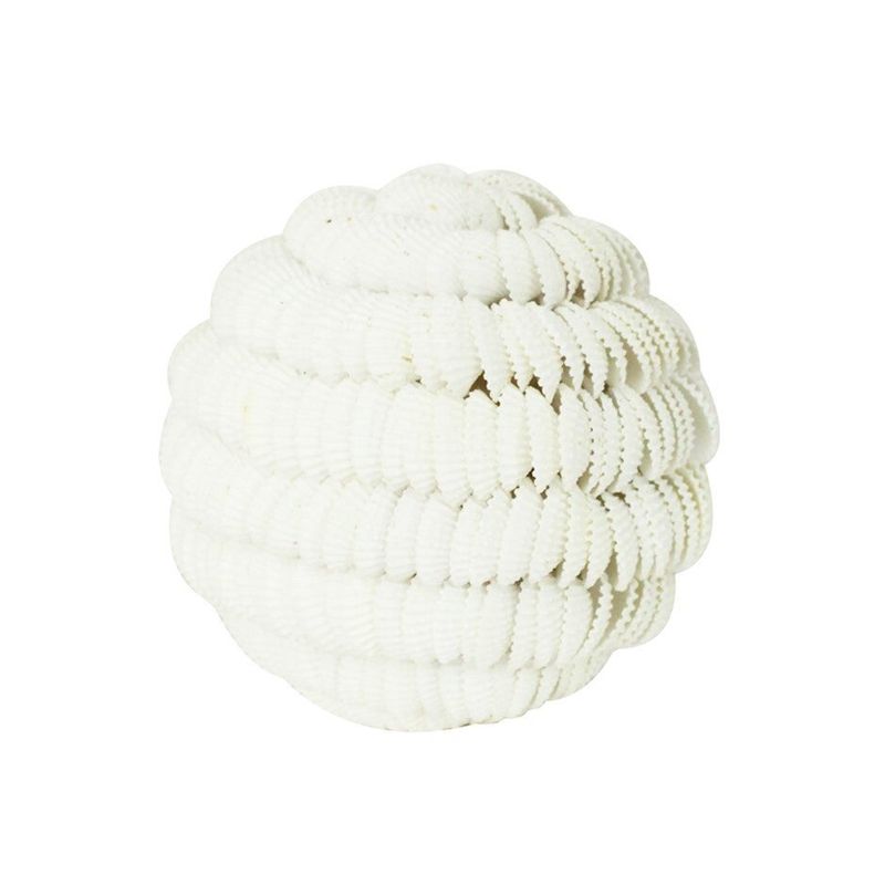 3.9" Clamrose Seashell Ball