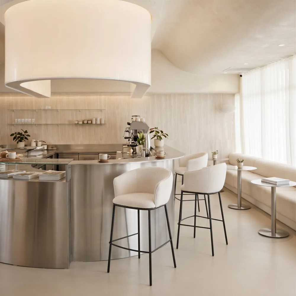 Essen Barstool Ivory