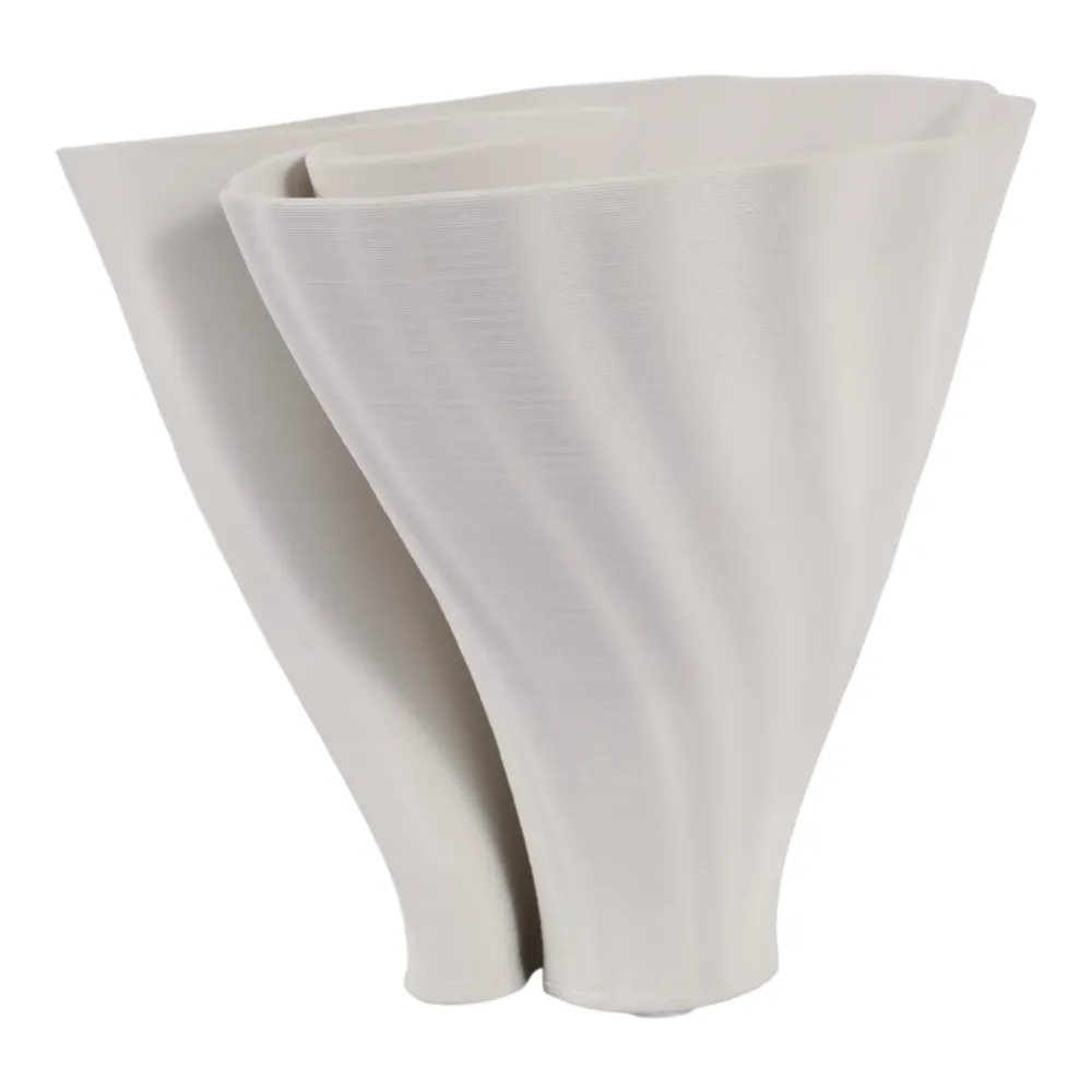 WRENMORE WHITE VASE 9 (IN)