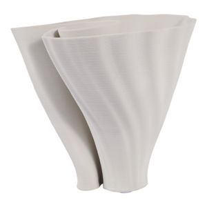 WRENMORE WHITE VASE 9 (IN) 4