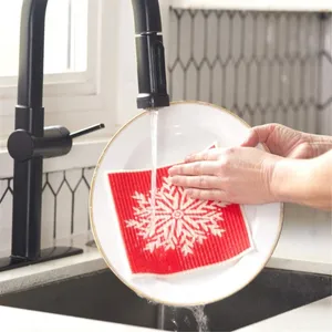 Candy Canes blu Eco Sponge Cloths (Set of 2) 7