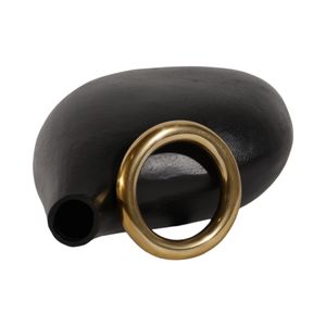ENOCHCROSS BLACK VASE 14 (IN) 7
