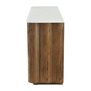 Woodside Credenza - Medium Oak 3