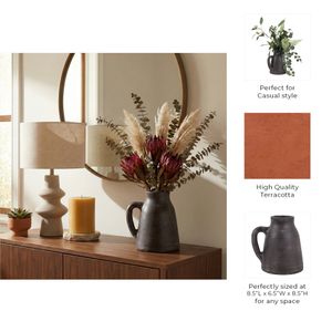 SHERMANCLIFF BROWN VASE 9 (IN) 11