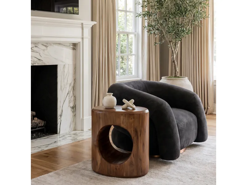 Cavo Side Table Brown 2