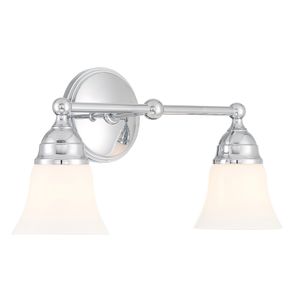Sofia 16.5'' Wide 2-Light Vanity Light - Chrome 1