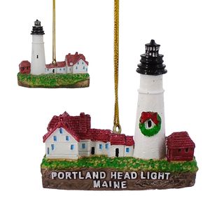 2.5" 3D RESIN LIGHTHOUSE ORNAMENT P.H.L. 1
