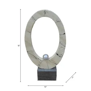 STONEWORTH IVORY DECOR 18 (IN) 9