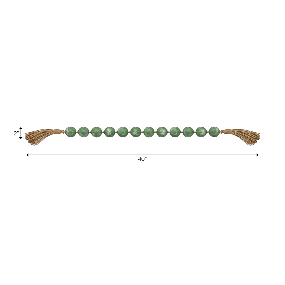 PALMERHAVEN GREEN BEAD 2 (IN)