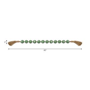 PALMERHAVEN GREEN BEAD 2 (IN) 9