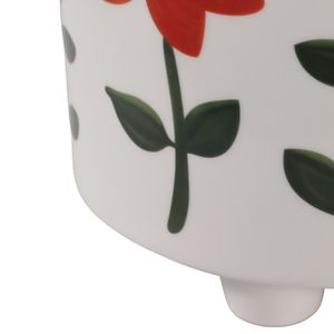 ALMAWAY SET OF 2 ORANGE PLANTER 8 (IN) 7