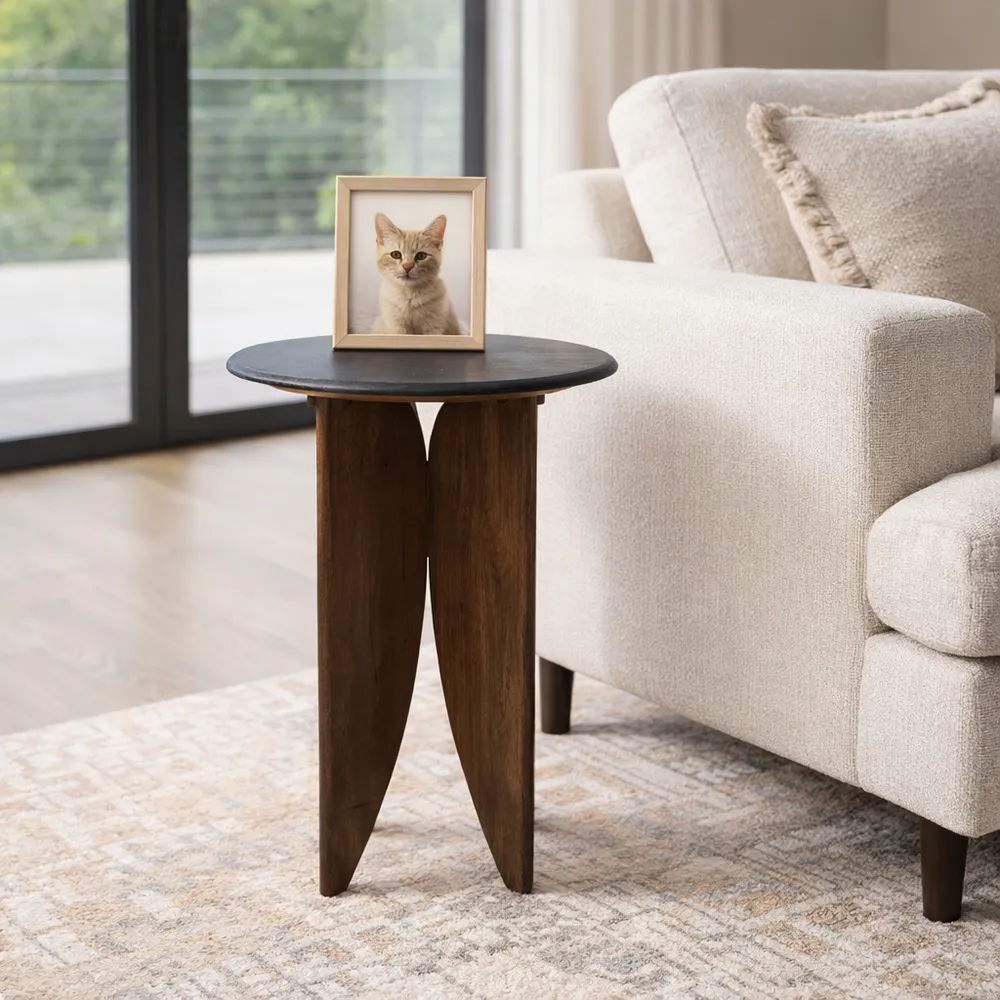 REIDWELL BLACK TABLE 24 (IN)