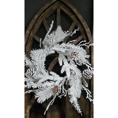 Snowy Winter Morning Wreath