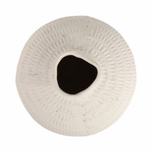 SAMSONLEY WHITE VASE 10 (IN) 6