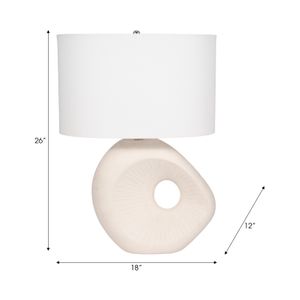 REIDFORD IVORY LAMP 26 (IN) 8