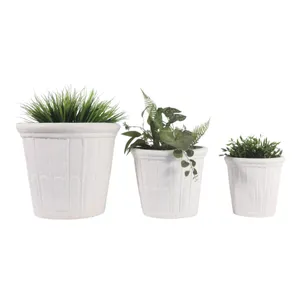 INGRIDLEY SET OF 3 WHITE PLANTER 13 (IN) 3