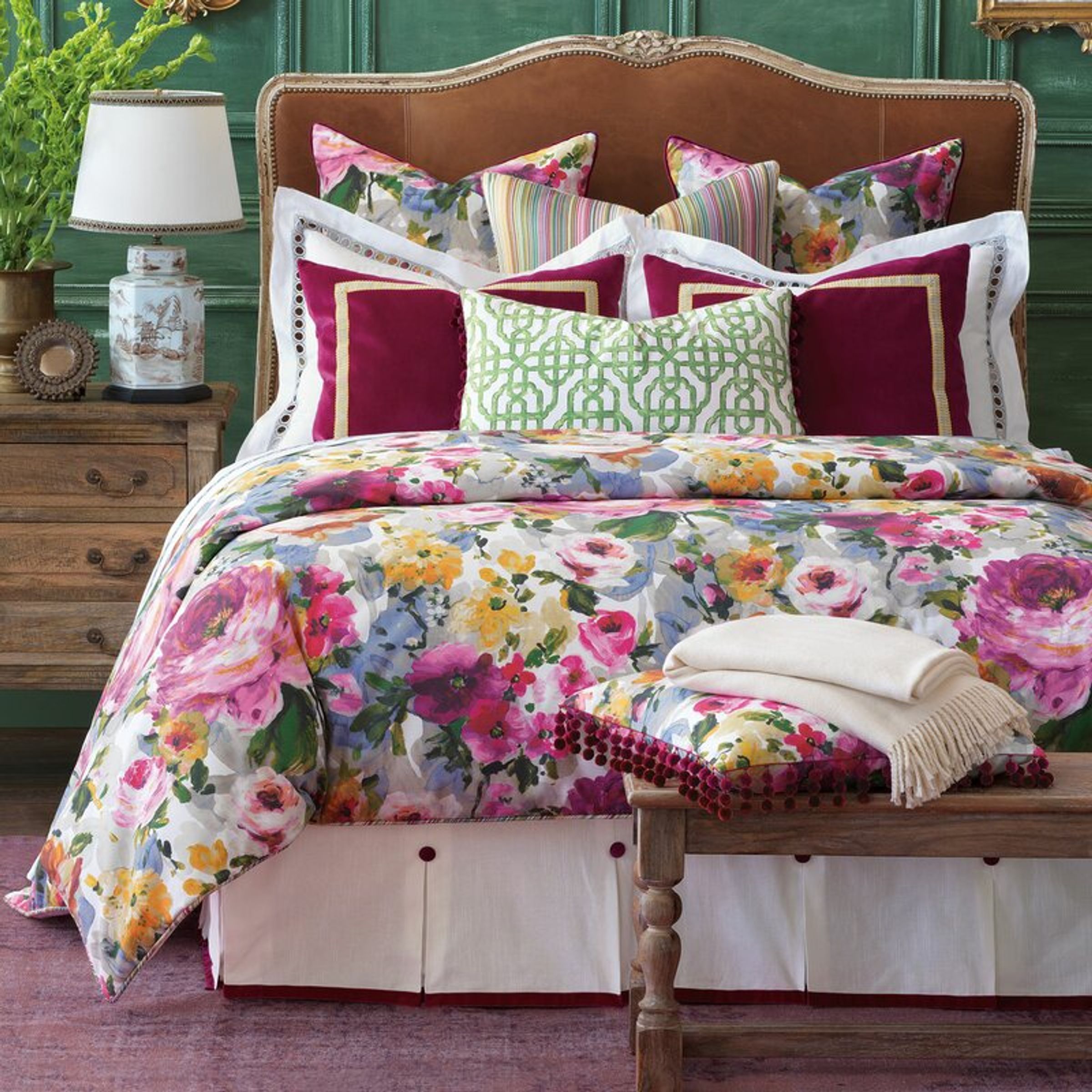 Tresco Traditional Floral Comforter Set