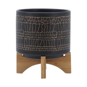 LANDONVIEW BLACK PLANTER 9 (IN) 3