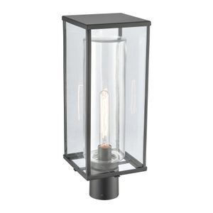 Augusta 19.75'' High 1-Light Outdoor Post Light - Matte Black 5
