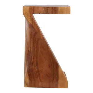 GREERCROSS BROWN TABLE 25 (IN) 6