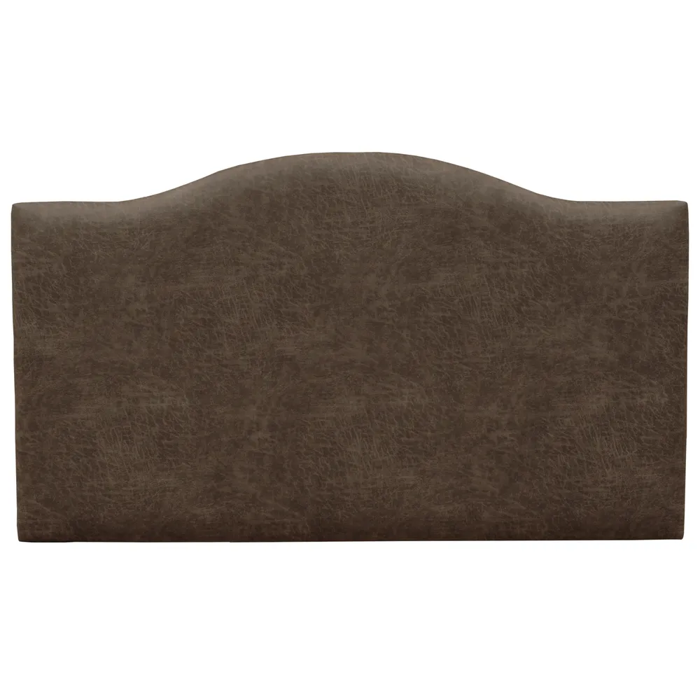 Peak Upholstered Headboard with Cleat - Cal King - Premium Fabric