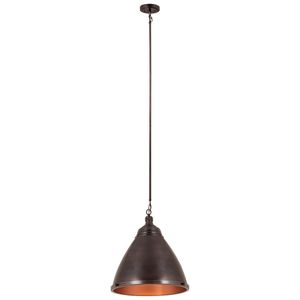 Katelyn 15'' Wide 1-Light Pendant - Dark Bronze 1