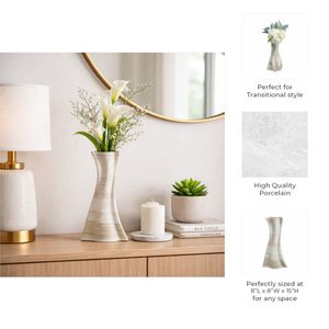 QUINNCLIFF IVORY VASE 15 (IN) 10
