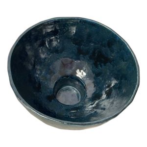 LUCASLAKE BLUE VASE 9 (IN) 3