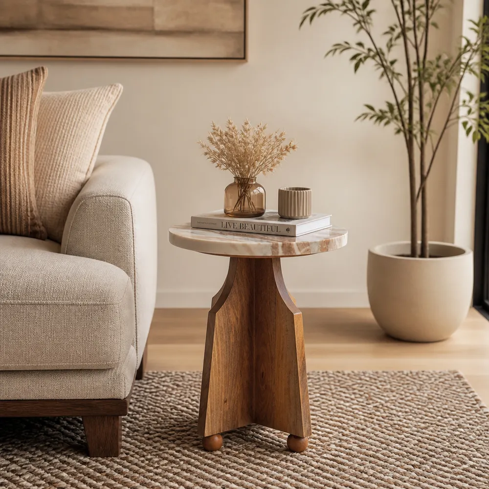 CHAPINLAKE BROWN TABLE 20 (IN)