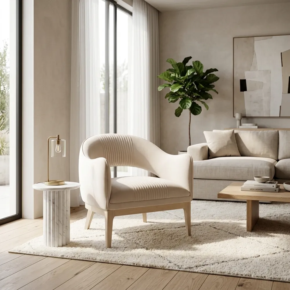 WELDONSTONE IVORY CHAIR 31 (IN)