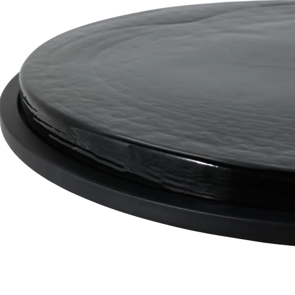 BECKSHAW BLACK TABLE 26 (IN)