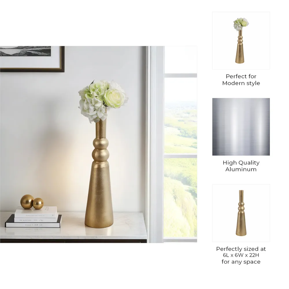 HARTHOLM GOLD VASE 22 (IN)