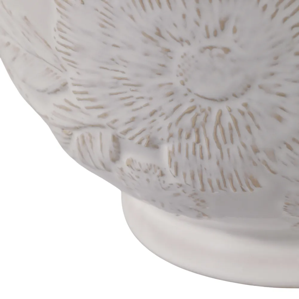 CLAYBROOK SET OF 3 IVORY PLANTER 9 (IN)