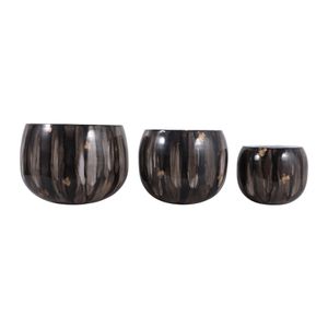 JAKEWICK SET OF 3 GRAY PLANTER 11 (IN) 5
