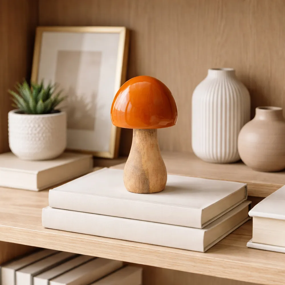 THORNTONHAM ORANGE DECOR 6 (IN)