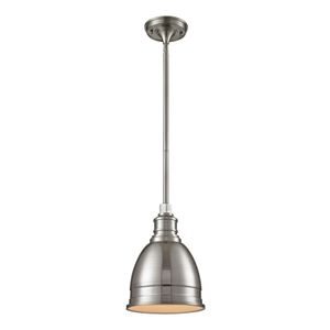 Carolton 8'' Wide 1-Light Mini Pendant - Brushed Nickel 1