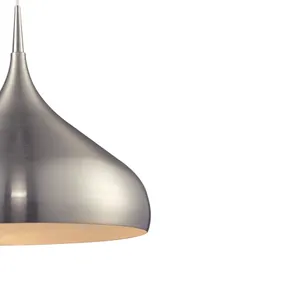 Lindsey 17'' Wide 1-Light Pendant - Satin Nickel 4