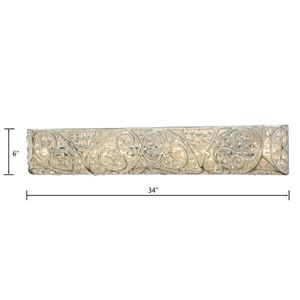 Andalusia 34'' Wide 6-Light Vanity Light - Aged Silver 2