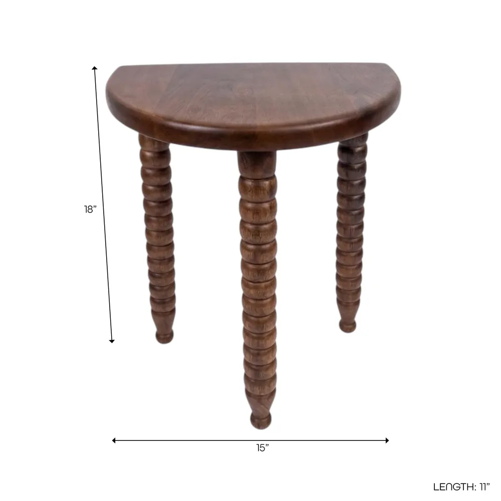 SHELTONCLIFF BROWN STOOL 18 (IN)