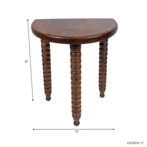 SHELTONCLIFF BROWN STOOL 18 (IN) 5